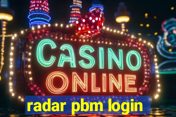 radar pbm login